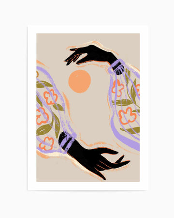 Embrace The Sun by Arty Guava | Art Print from Olive et Oriel where you can shop wallpaper and artworks online