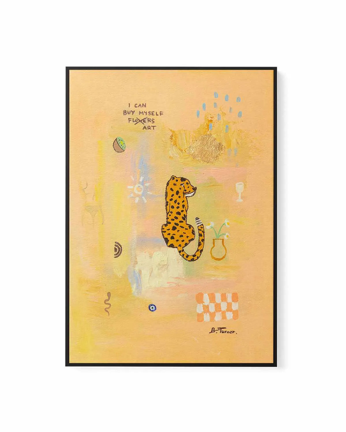 Embrace by Britney Turner | Framed Canvas Art Print from Olive et Oriel where you can shop wallpaper and artworks online