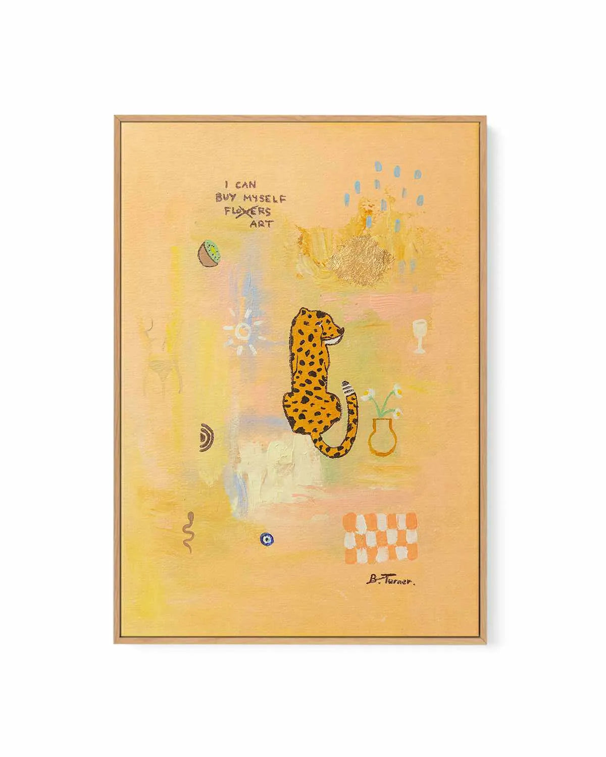 Embrace by Britney Turner | Framed Canvas Art Print from Olive et Oriel where you can shop wallpaper and artworks online