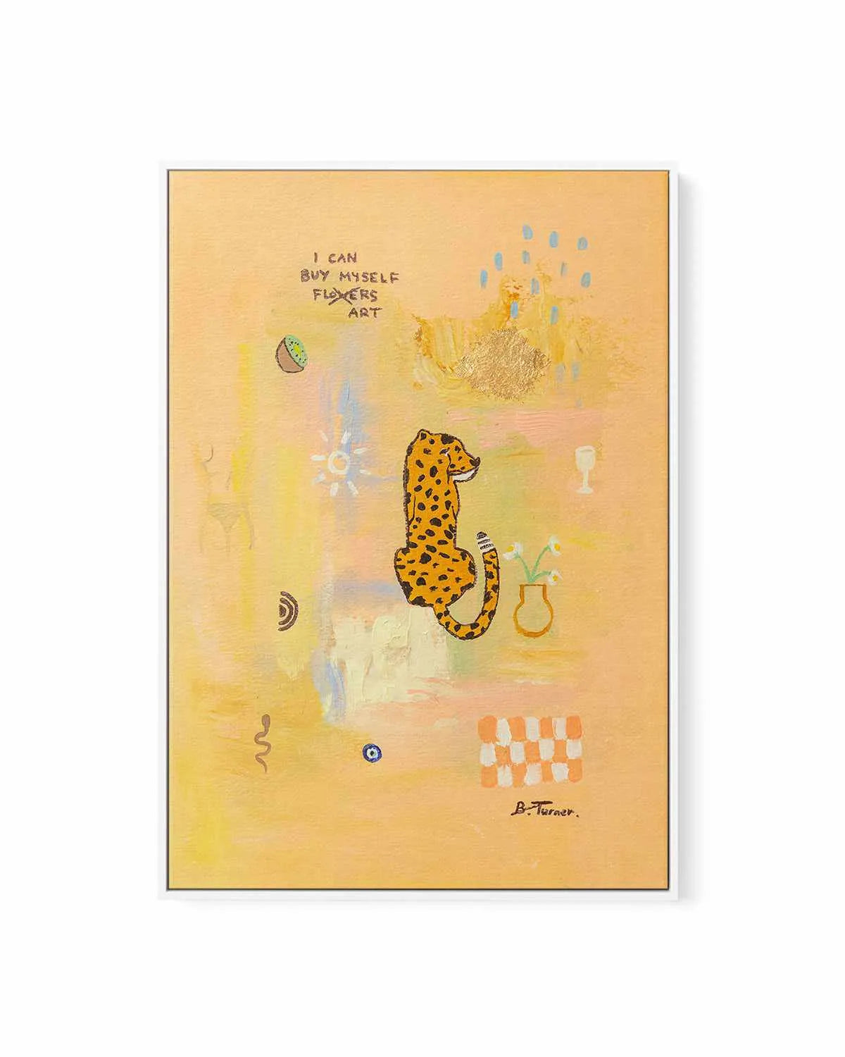 Embrace by Britney Turner | Framed Canvas Art Print from Olive et Oriel where you can shop wallpaper and artworks online