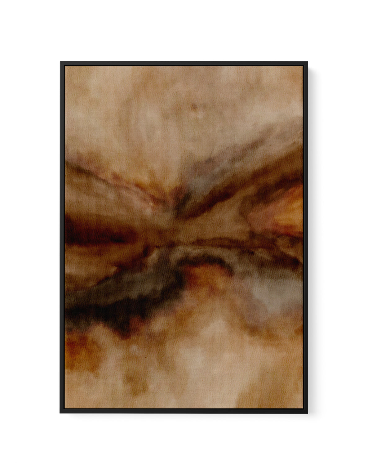 Embracing Dusk by Shatha Al Dafai | Framed Canvas Art Print
