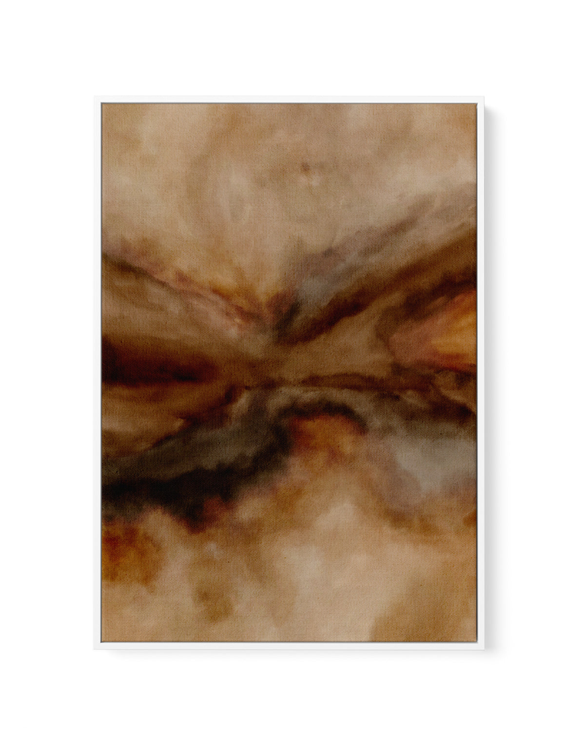 Embracing Dusk by Shatha Al Dafai | Framed Canvas Art Print