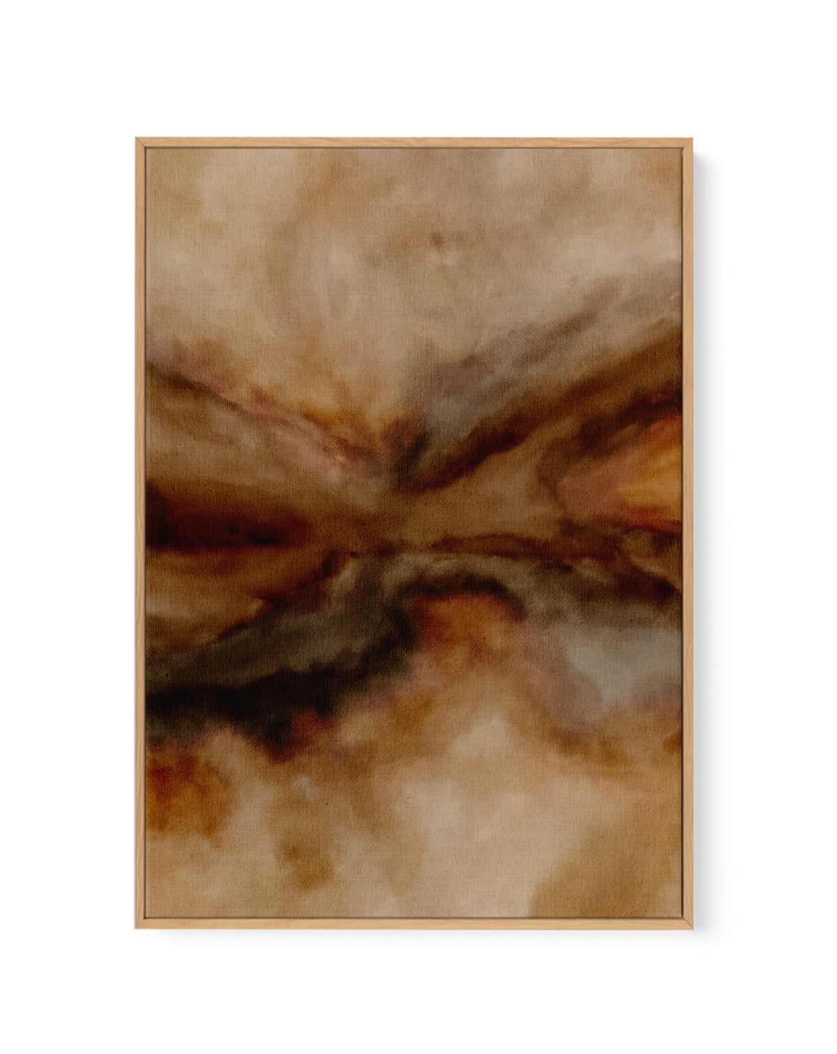Embracing Dusk by Shatha Al Dafai | Framed Canvas Art Print