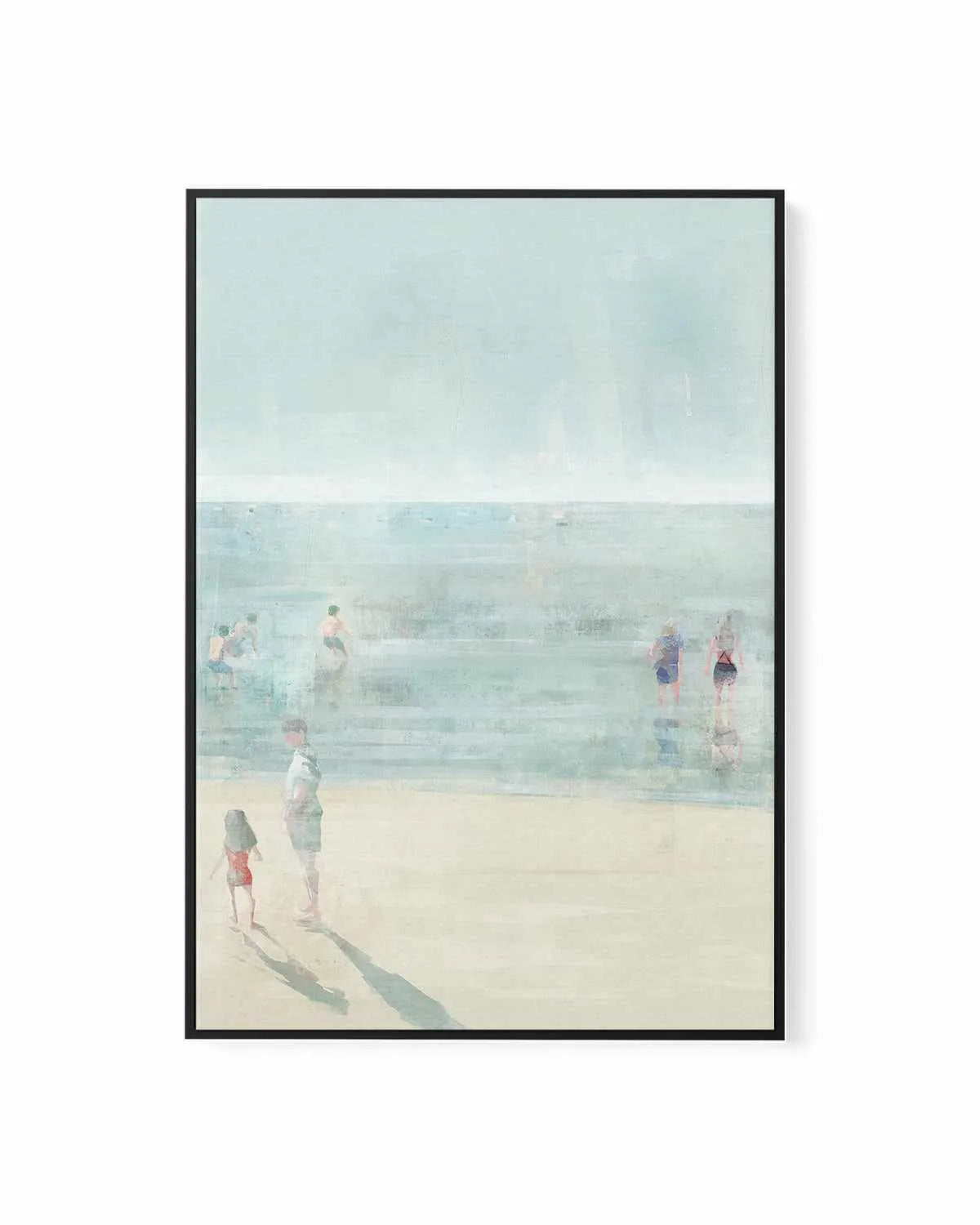 Emerald Beach I | Framed Canvas Art Print from Olive et Oriel where you can shop wallpaper and artworks online
