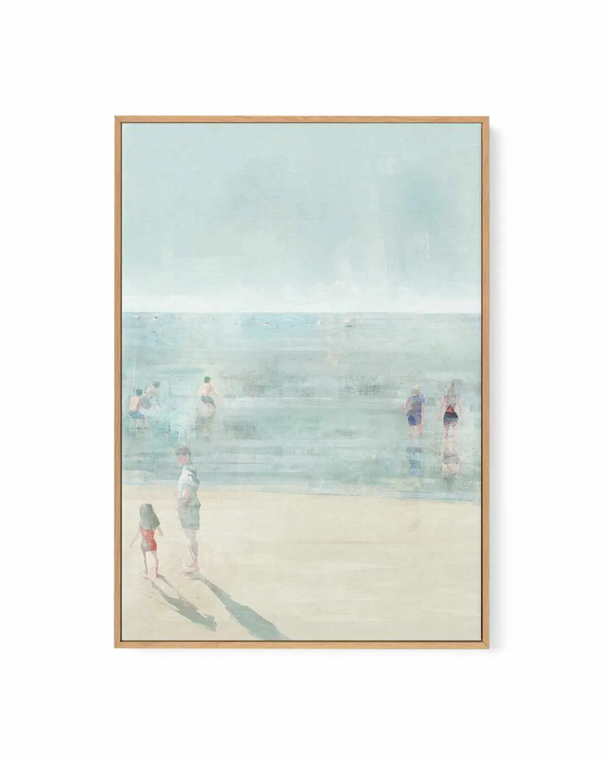 Emerald Beach I | Framed Canvas Art Print from Olive et Oriel where you can shop wallpaper and artworks online