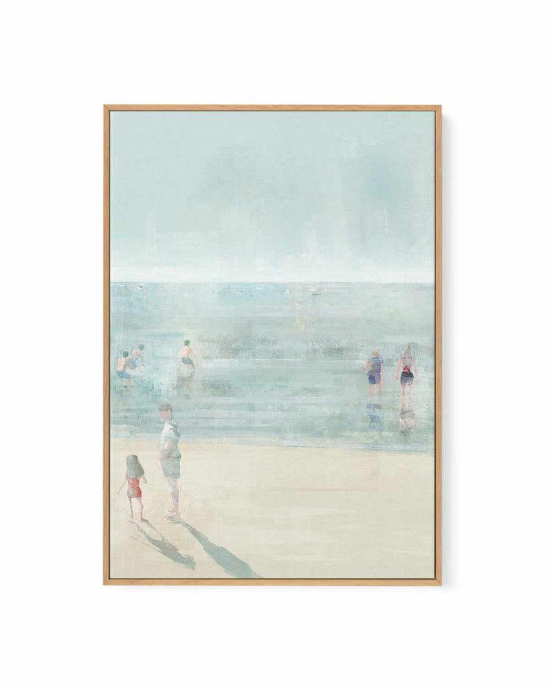 Emerald Beach I | Framed Canvas Art Print