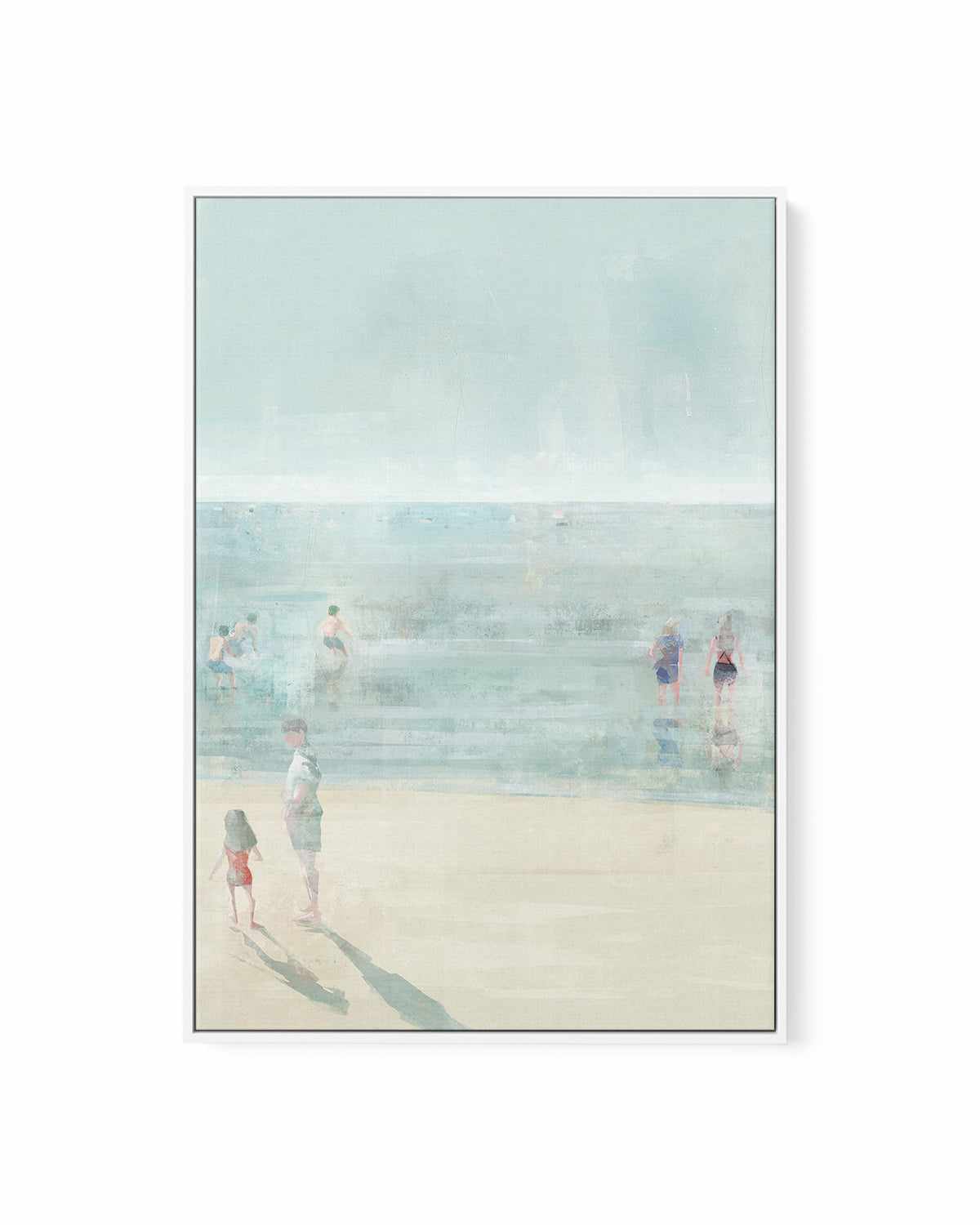 Emerald Beach I | Framed Canvas Art Print