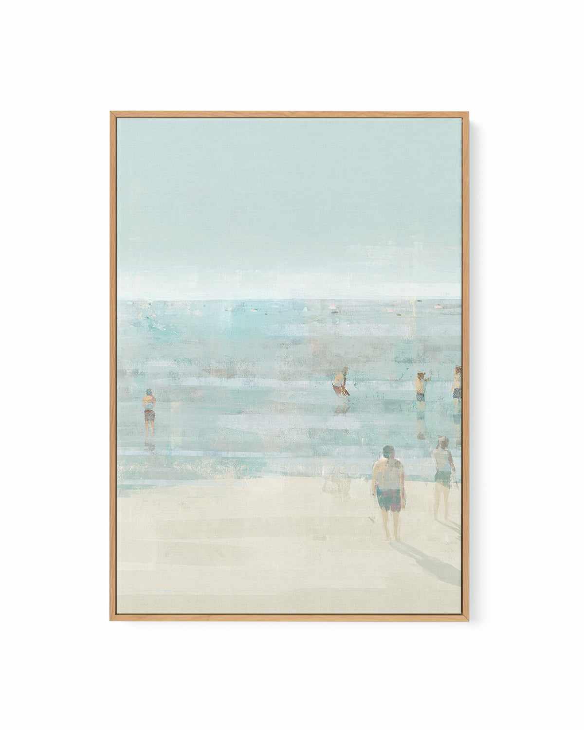 Emerald Beach II | Framed Canvas Art Print