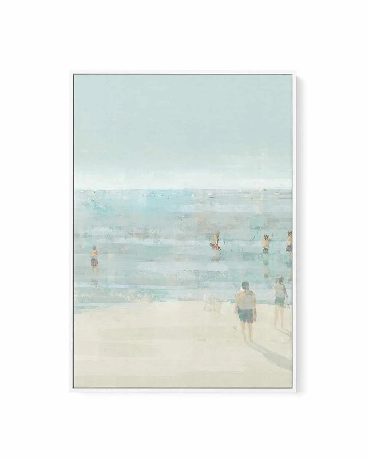 Emerald Beach II | Framed Canvas Art Print from Olive et Oriel where you can shop wallpaper and artworks online
