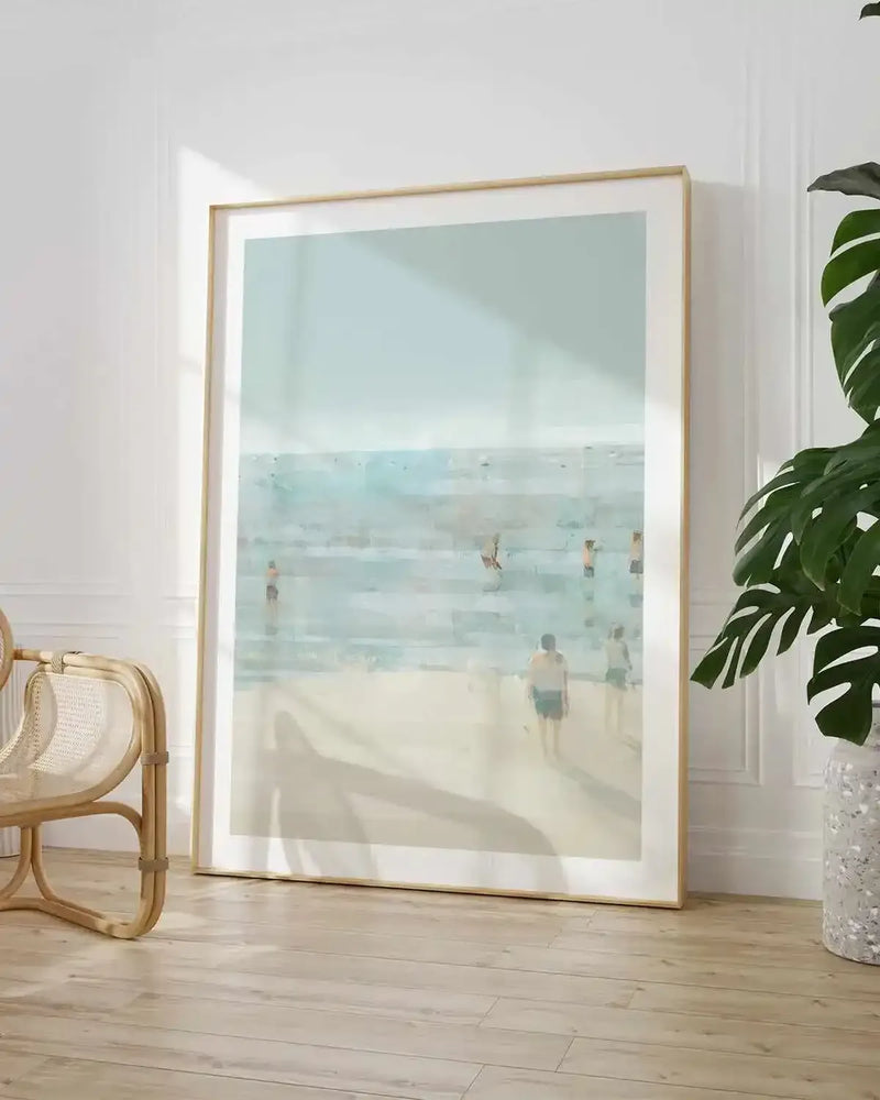 Emerald Beach II Art Print from Olive et Oriel where you can shop wallpaper and artworks online