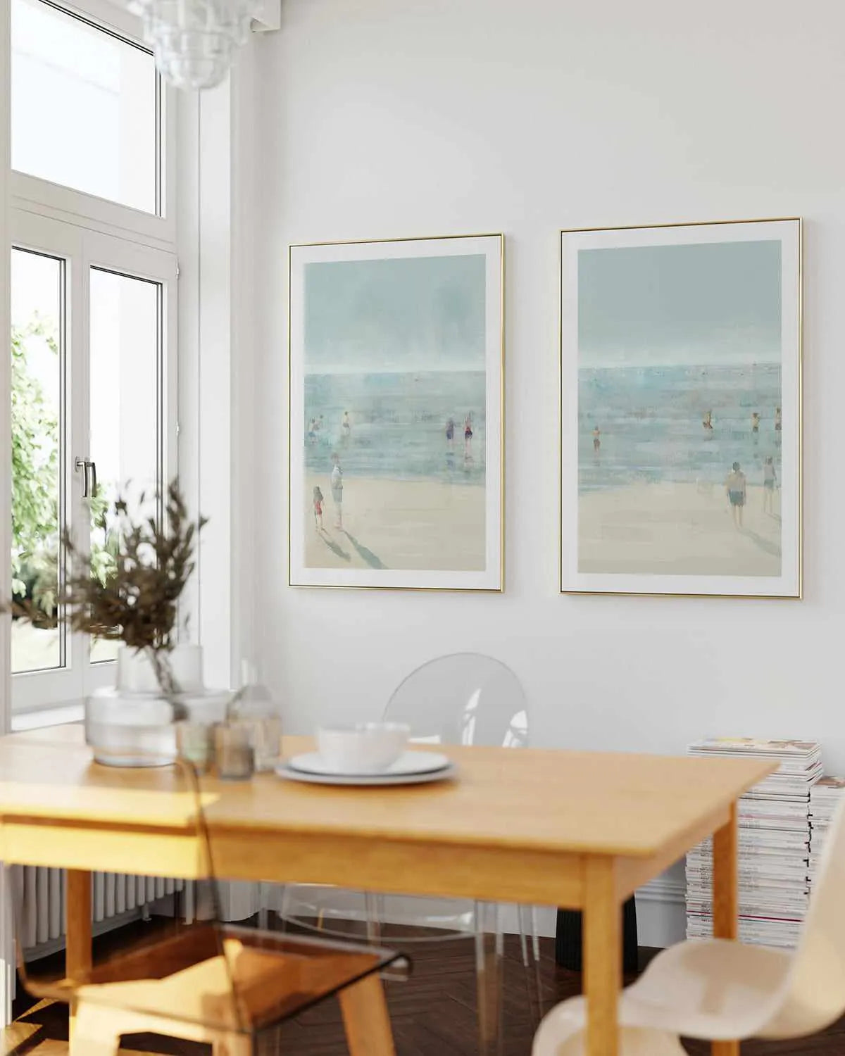 Emerald Beach I Art Print from Olive et Oriel where you can shop wallpaper and artworks online