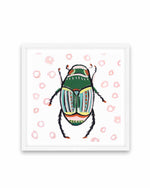 Emerald Beetle Art Print