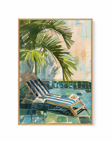 Emerald Summer | Framed Canvas Art Print from Olive et Oriel where you can shop wallpaper and artworks online