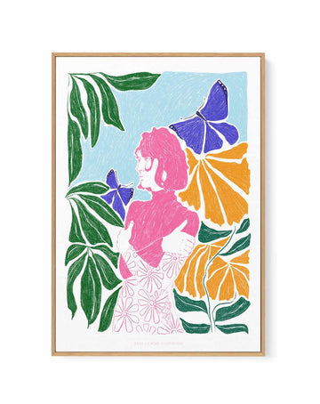 Emily by Jenny Liz Rome | Framed Canvas Art Print from Olive et Oriel where you can shop wallpaper and artworks online