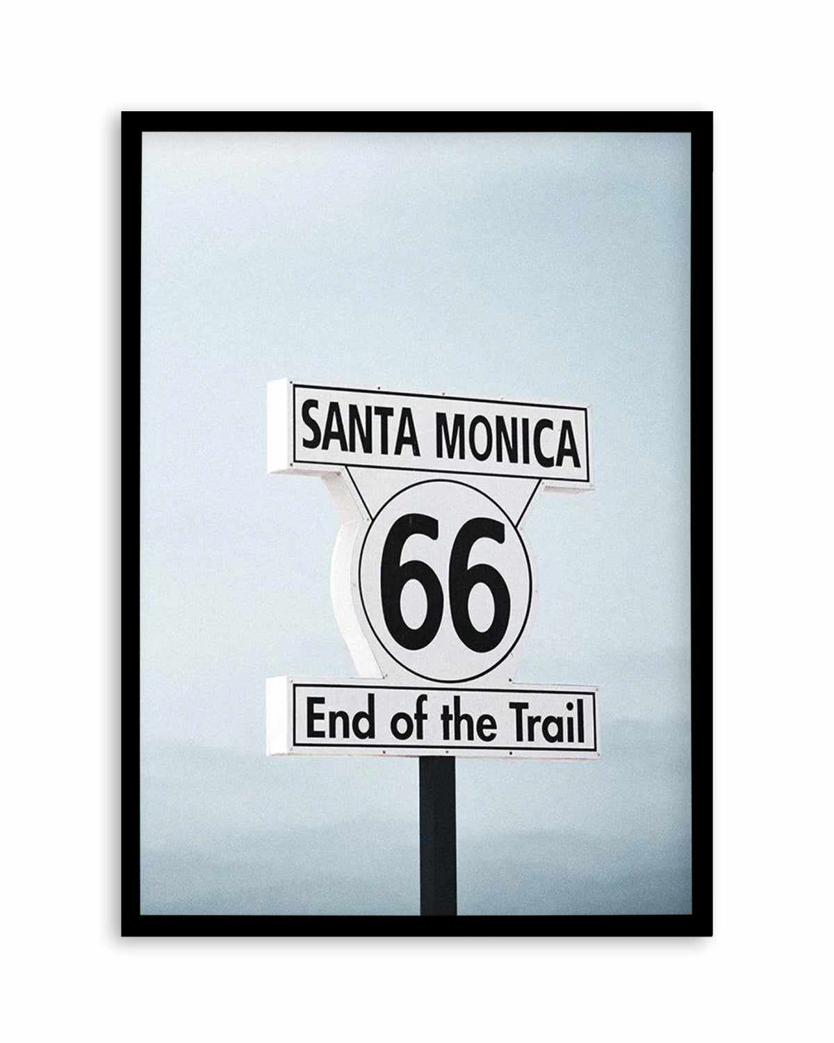 End Of The Trail | Santa Monica Art Print