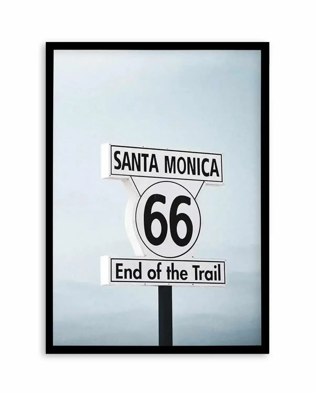 End Of The Trail | Santa Monica Art Print from Olive et Oriel where you can shop wallpaper and artworks online