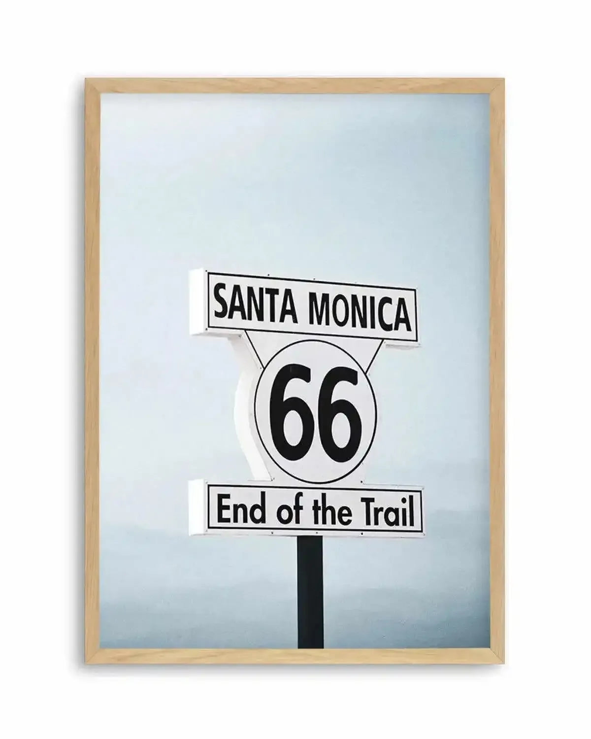 End Of The Trail | Santa Monica Art Print from Olive et Oriel where you can shop wallpaper and artworks online