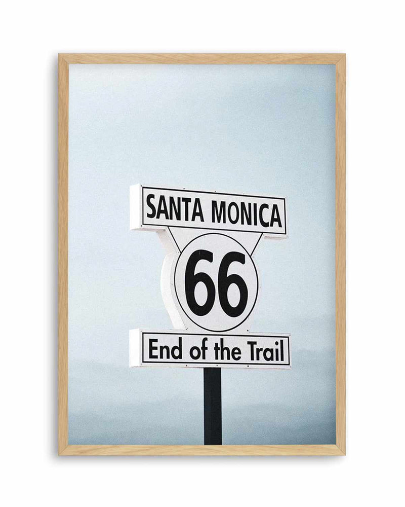End Of The Trail | Santa Monica Art Print