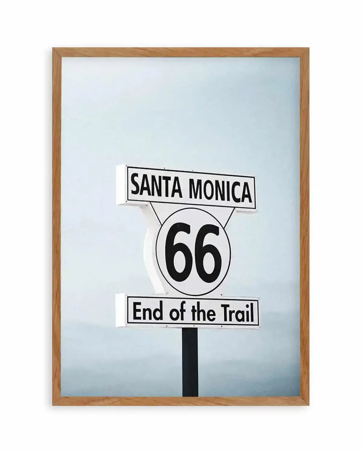 End Of The Trail | Santa Monica Art Print from Olive et Oriel where you can shop wallpaper and artworks online