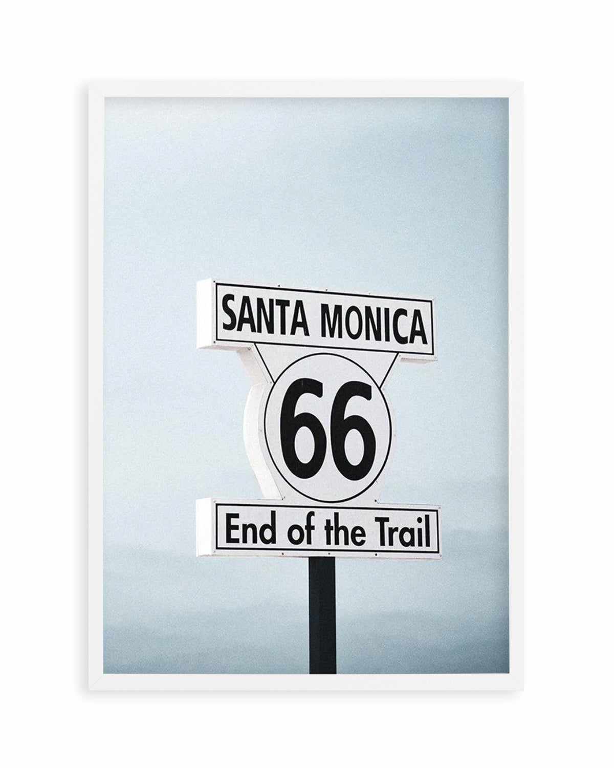 End Of The Trail | Santa Monica Art Print