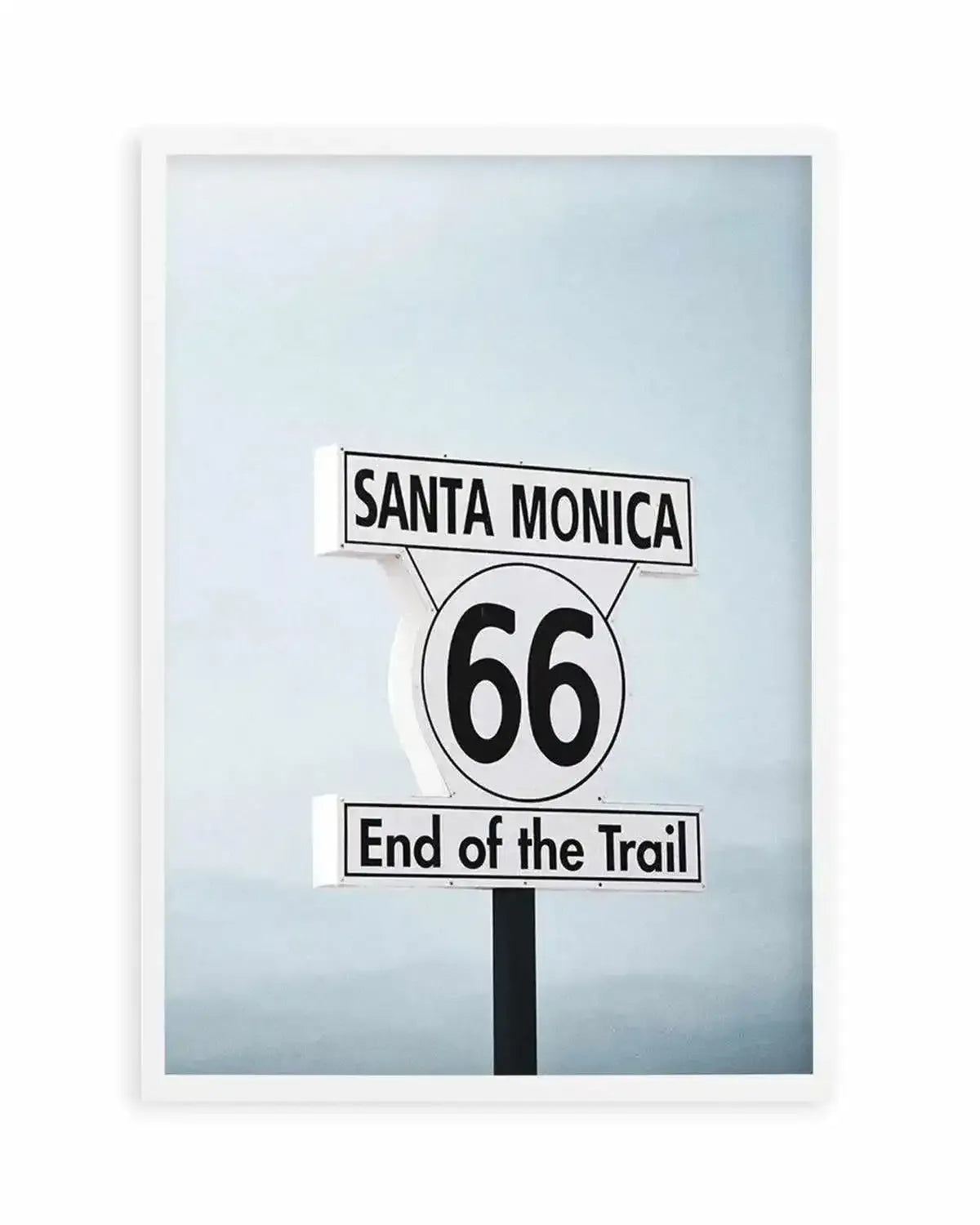 End Of The Trail | Santa Monica Art Print from Olive et Oriel where you can shop wallpaper and artworks online
