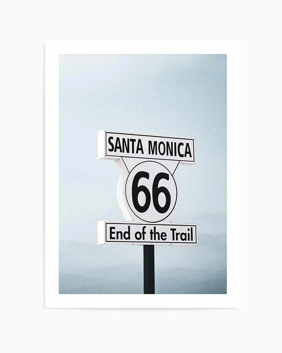 End Of The Trail | Santa Monica Art Print