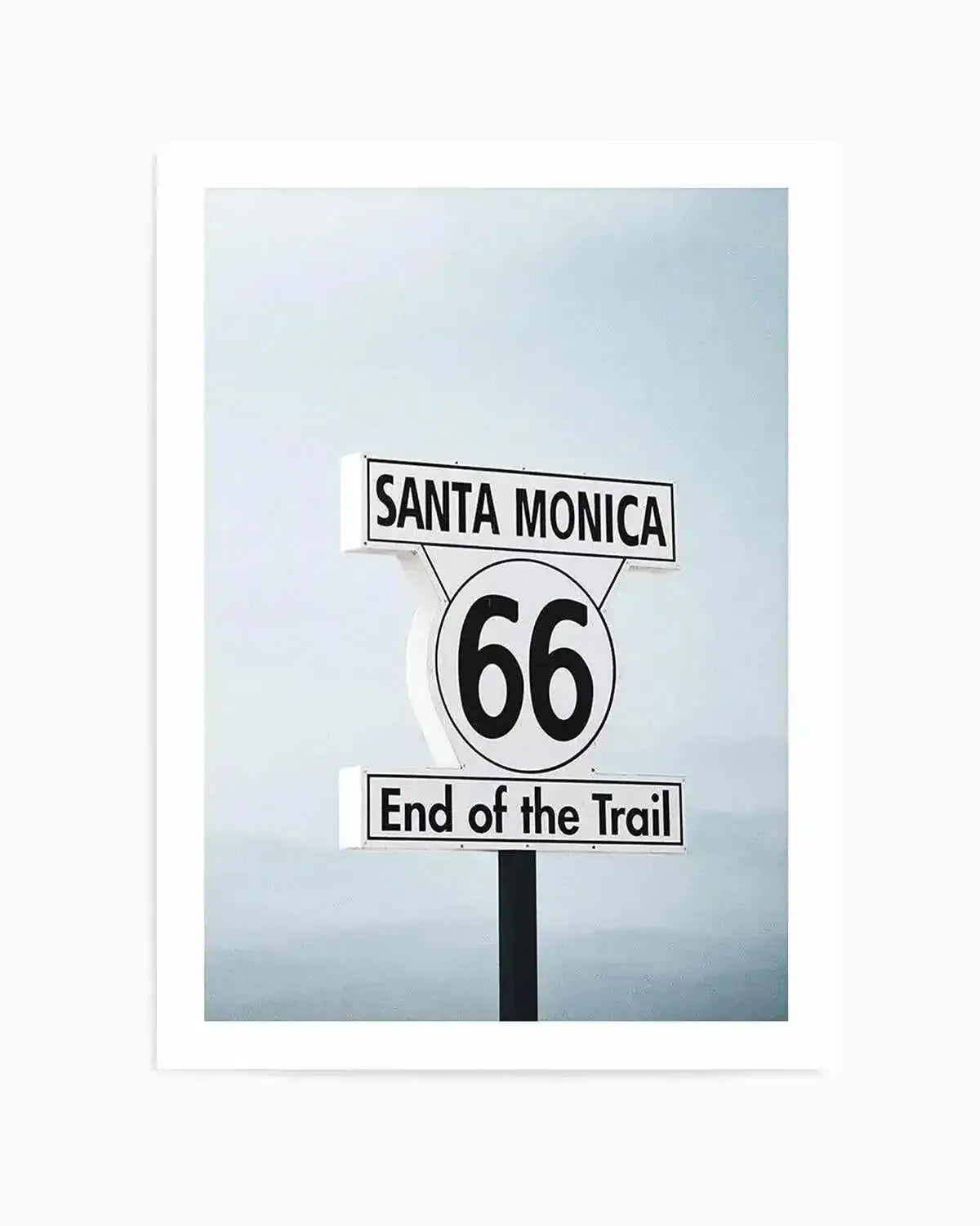 End Of The Trail | Santa Monica Art Print from Olive et Oriel where you can shop wallpaper and artworks online