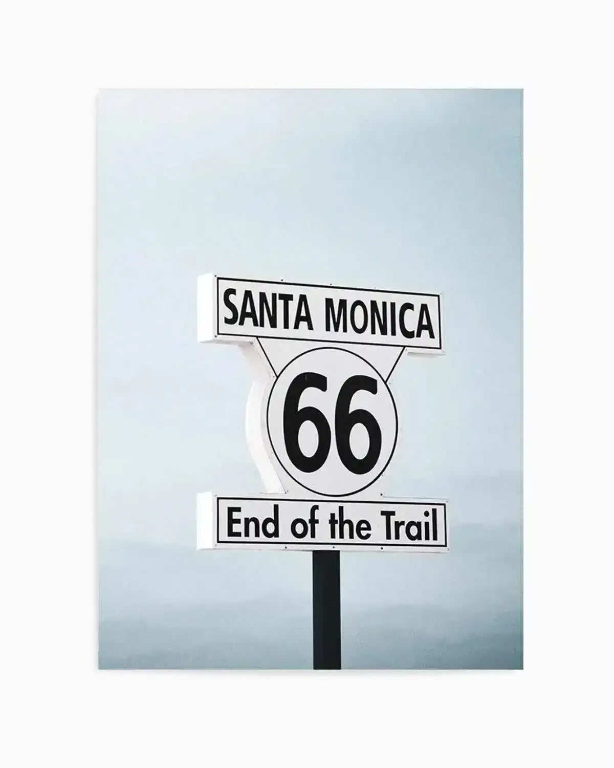 End Of The Trail | Santa Monica Art Print from Olive et Oriel where you can shop wallpaper and artworks online