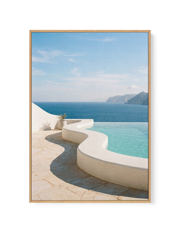 Endless Aegean | Framed Canvas Wall Art