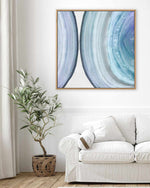 Endless Blue I | Framed Canvas Art Print