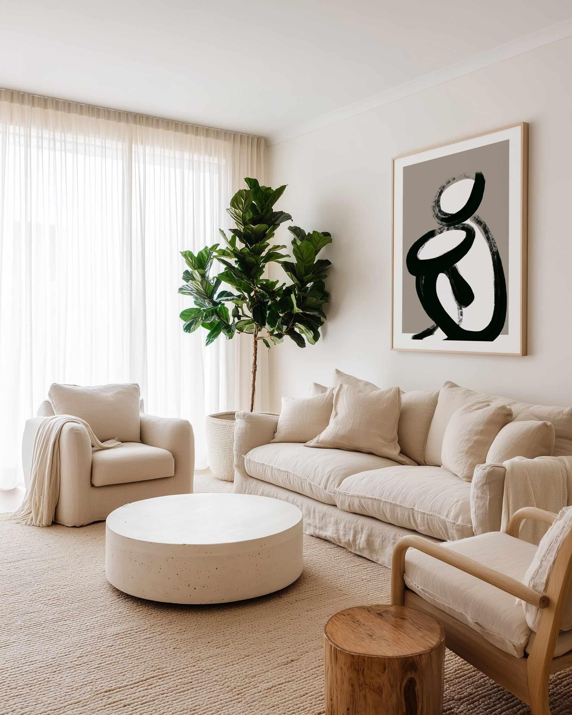 Endless Embrace by Treechild | Art Print from Olive et Oriel where you can shop wallpaper and artworks online