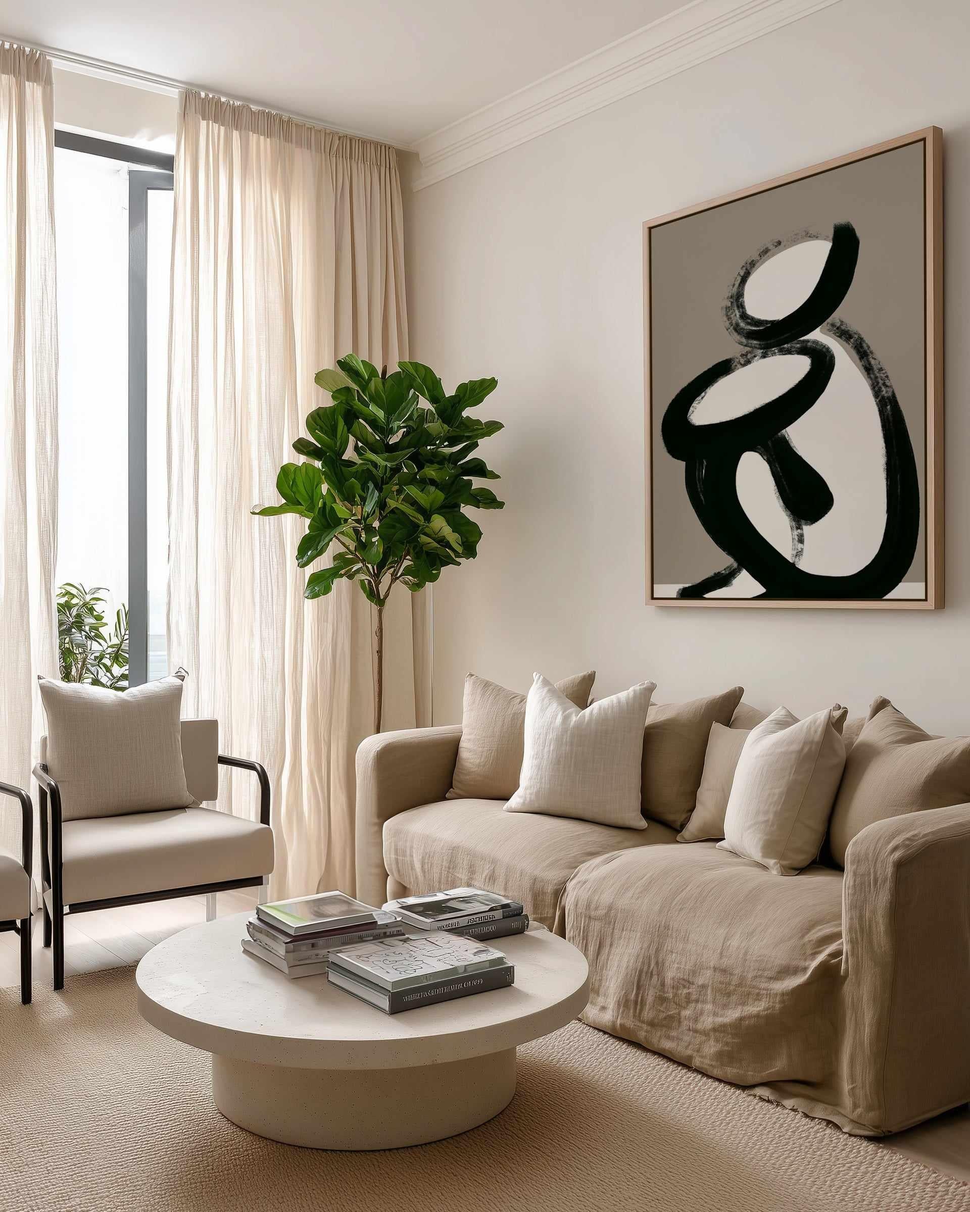 Endless Embrace by Treechild | Framed Canvas Art Print from Olive et Oriel where you can shop wallpaper and artworks online