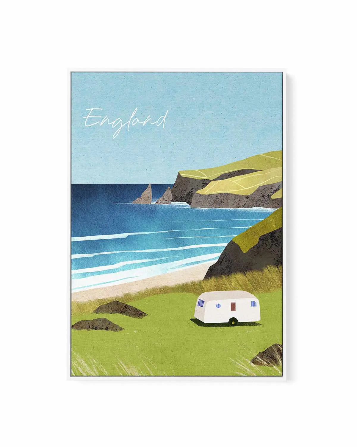 England by Henry Rivers | Framed Canvas Art Print from Olive et Oriel where you can shop wallpaper and artworks online