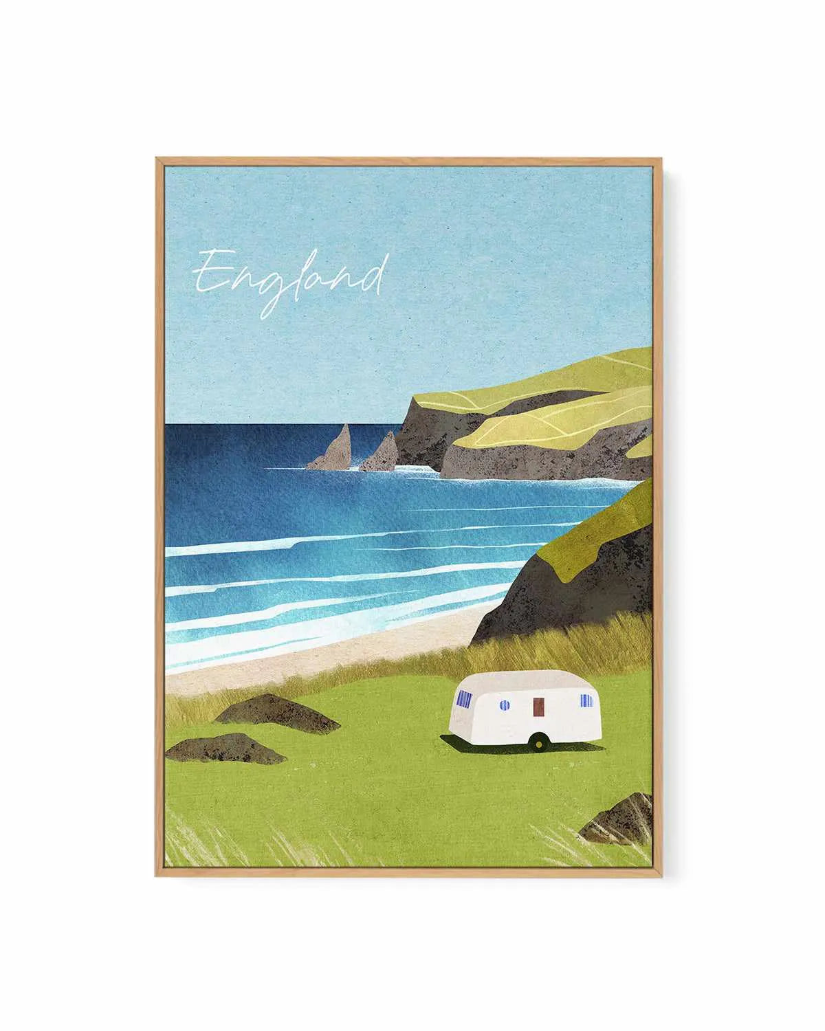 England by Henry Rivers | Framed Canvas Art Print from Olive et Oriel where you can shop wallpaper and artworks online