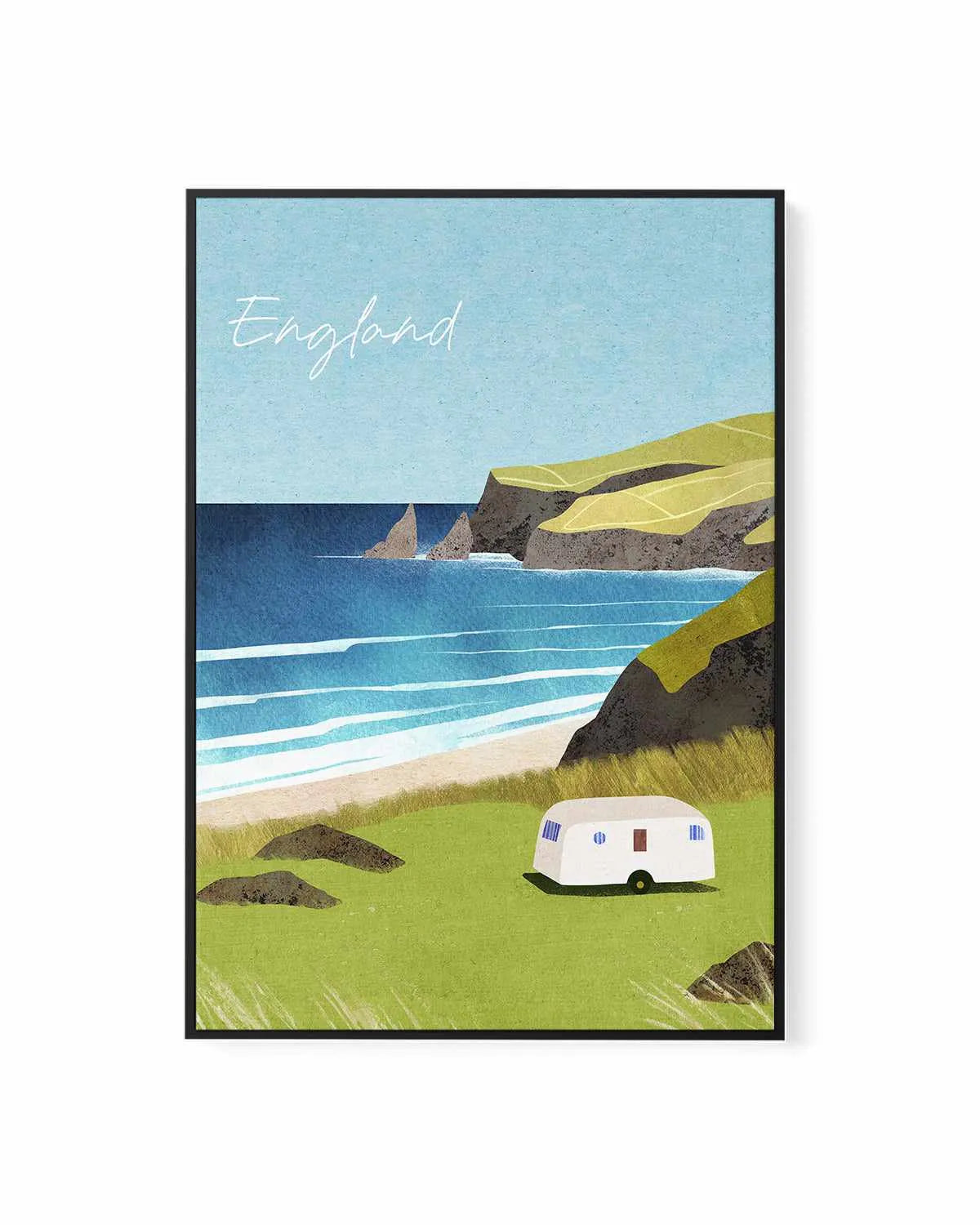 England by Henry Rivers | Framed Canvas Art Print from Olive et Oriel where you can shop wallpaper and artworks online