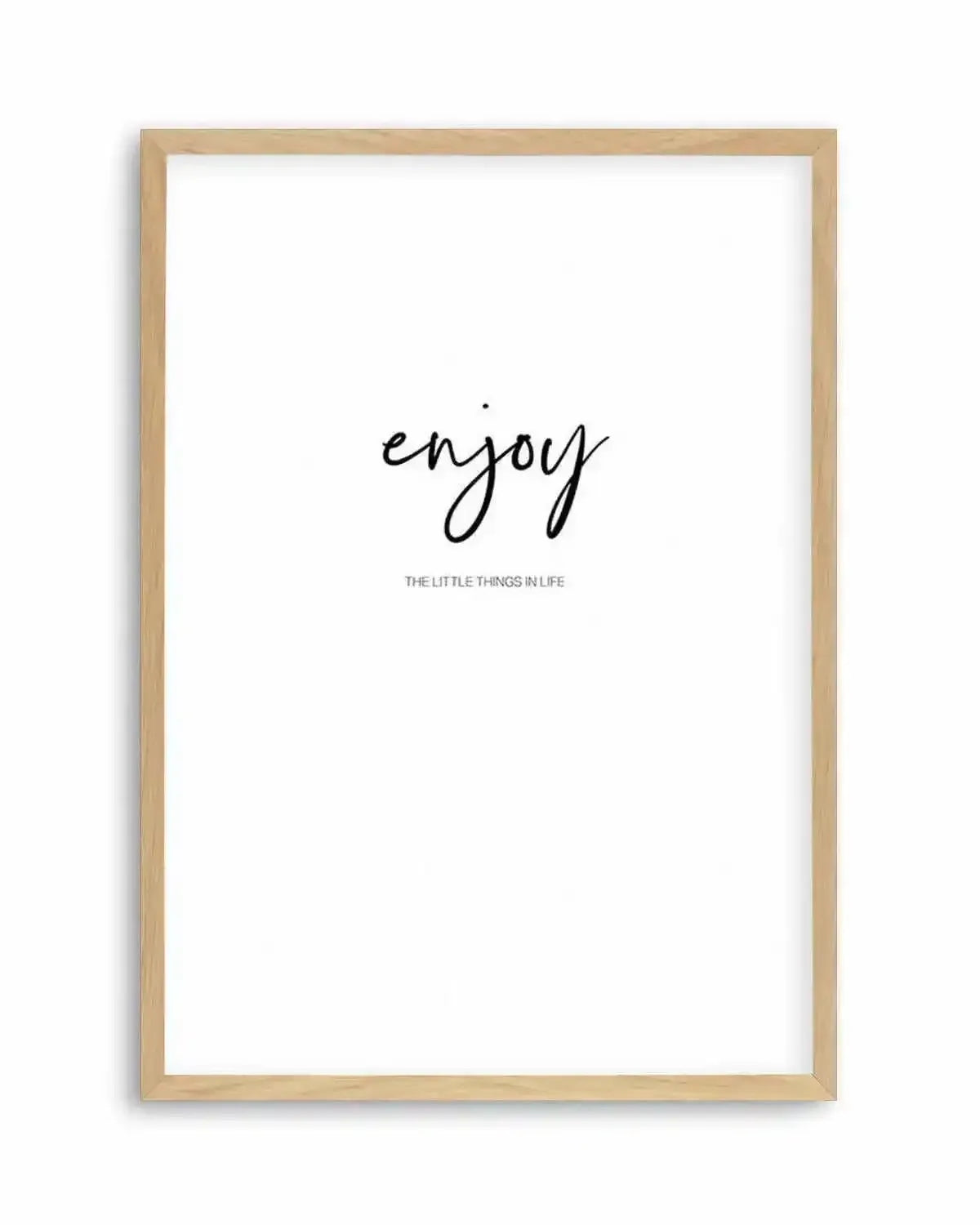Enjoy The Little Things Art Print from Olive et Oriel where you can shop wallpaper and artworks online