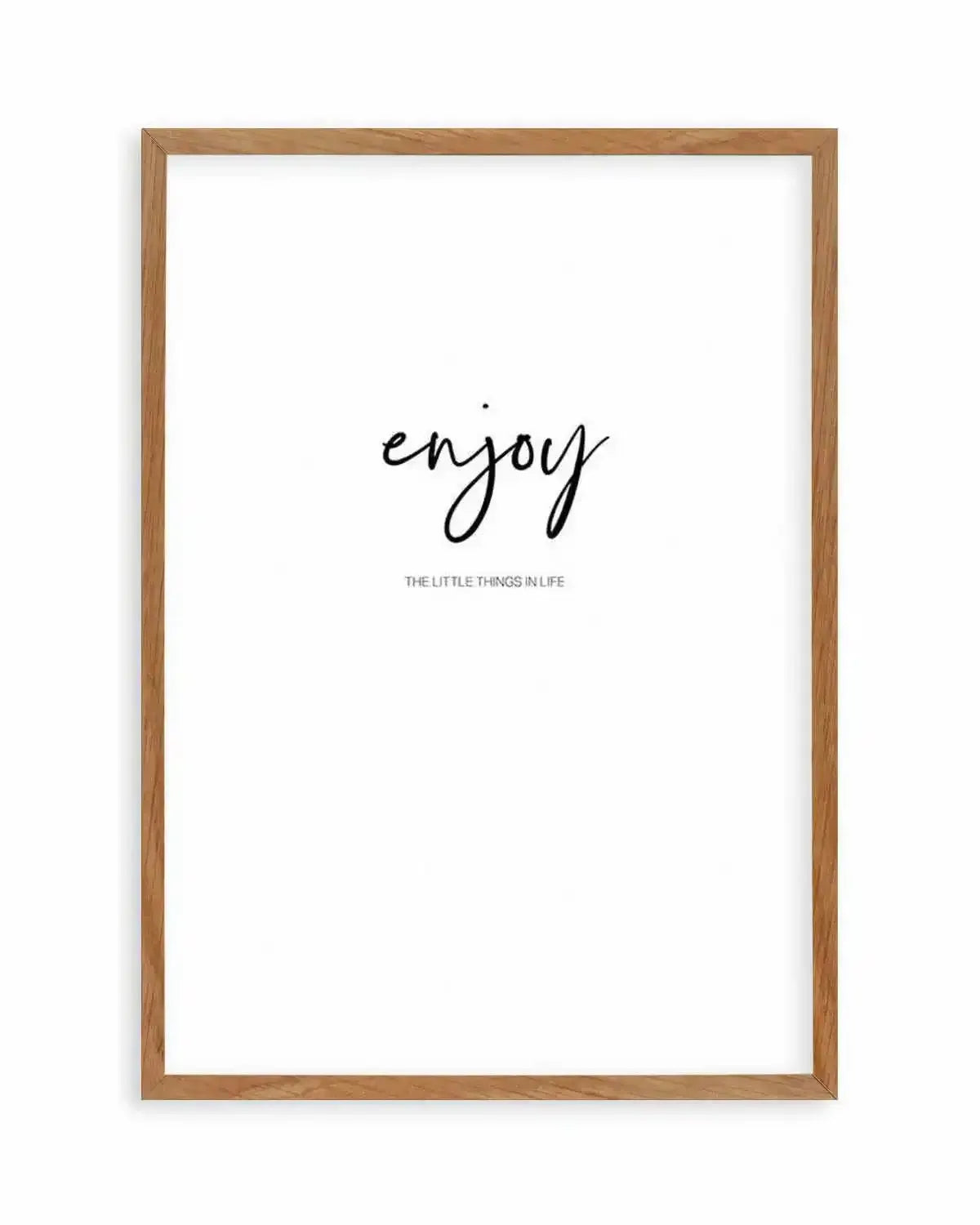 Enjoy The Little Things Art Print from Olive et Oriel where you can shop wallpaper and artworks online