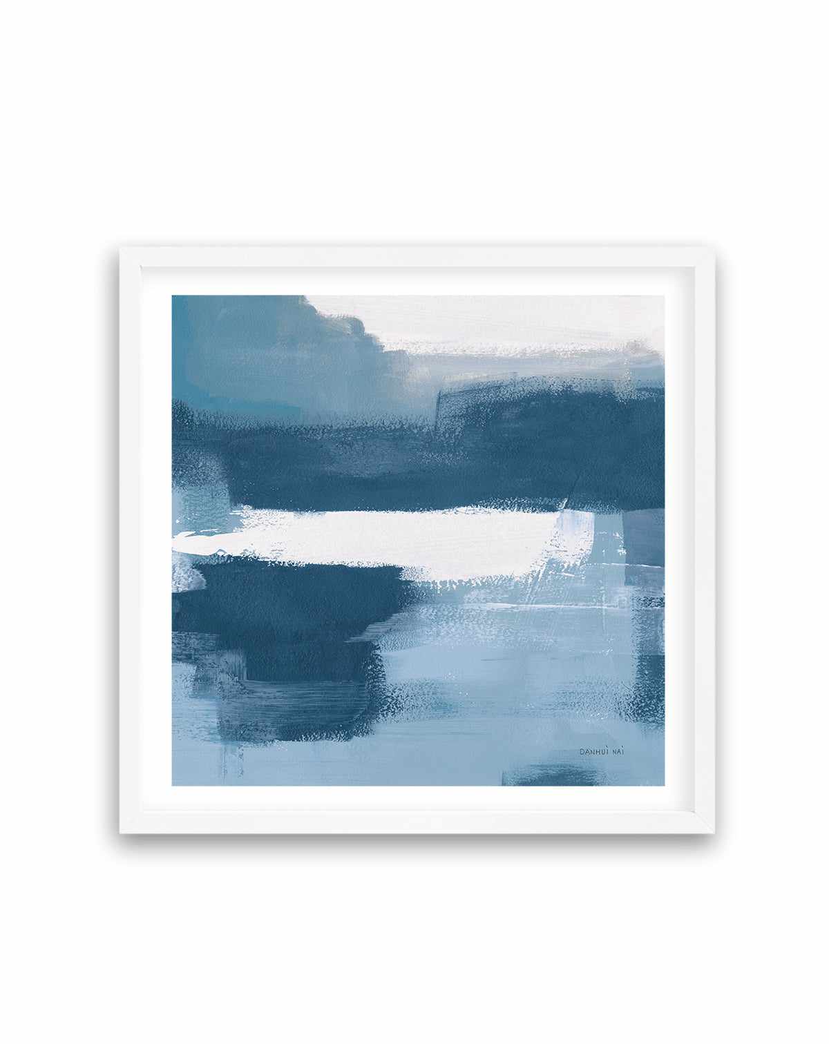 Escalante Mood Blue and White SQ | Art Print