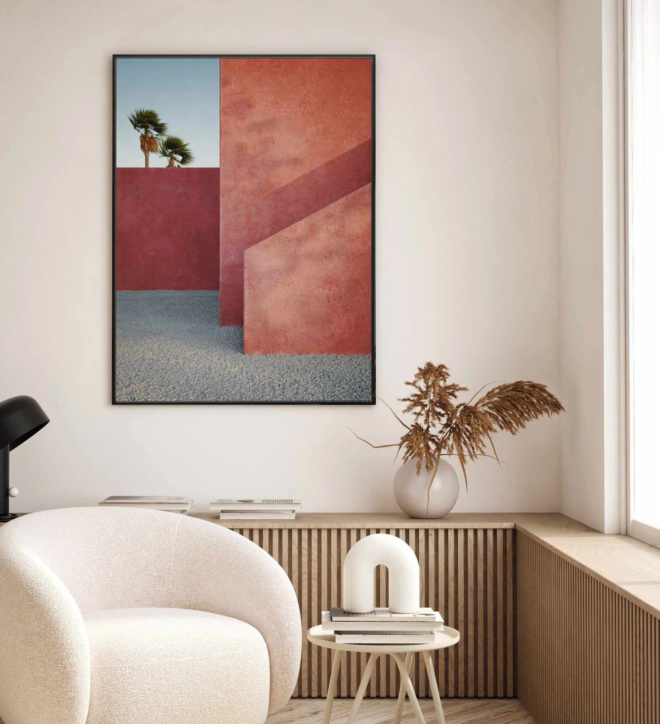 Escalito by Guachinarte | Framed Canvas Art Print from Olive et Oriel where you can shop wallpaper and artworks online