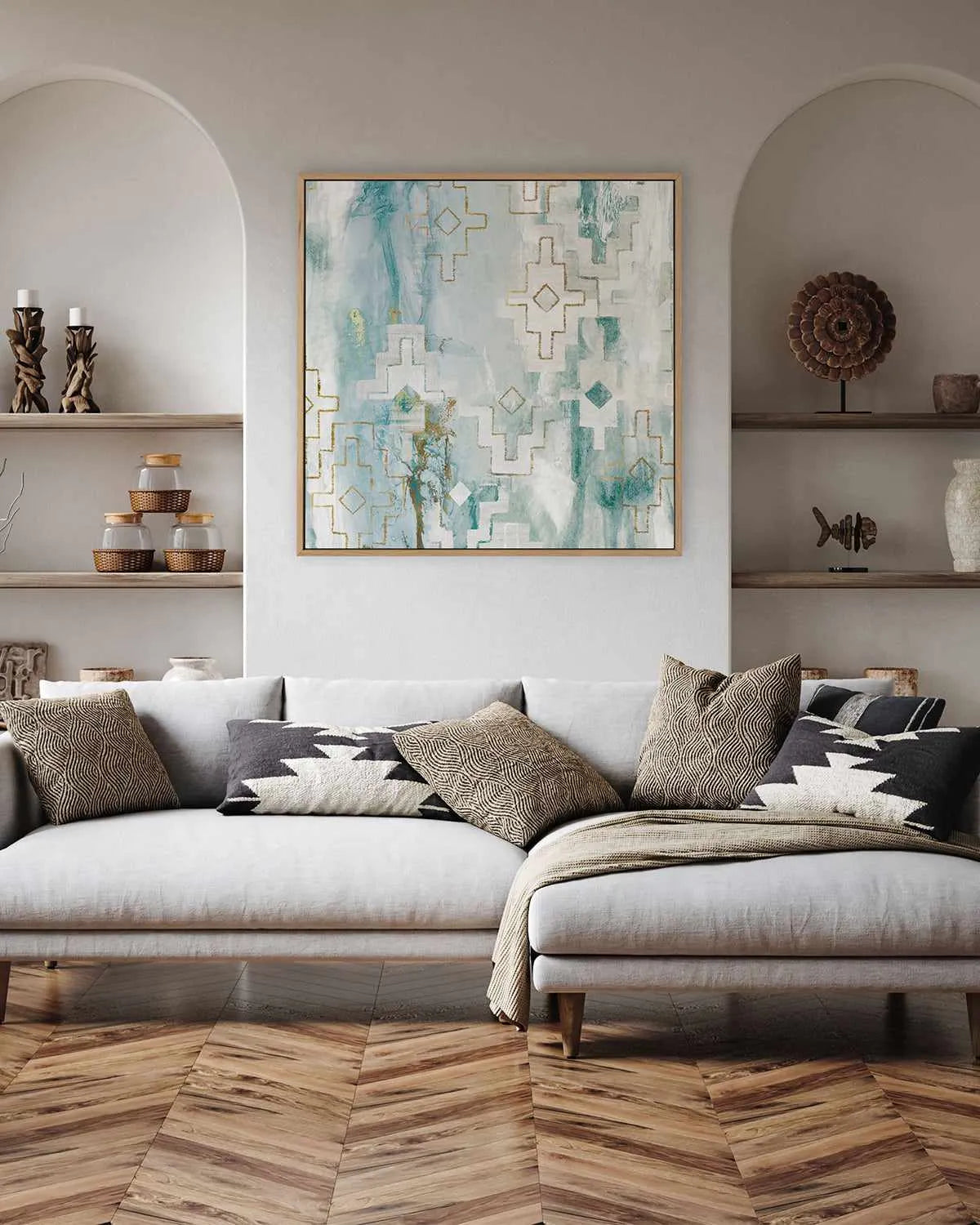 Escaping the Universe II | Framed Canvas Art Print from Olive et Oriel where you can shop wallpaper and artworks online