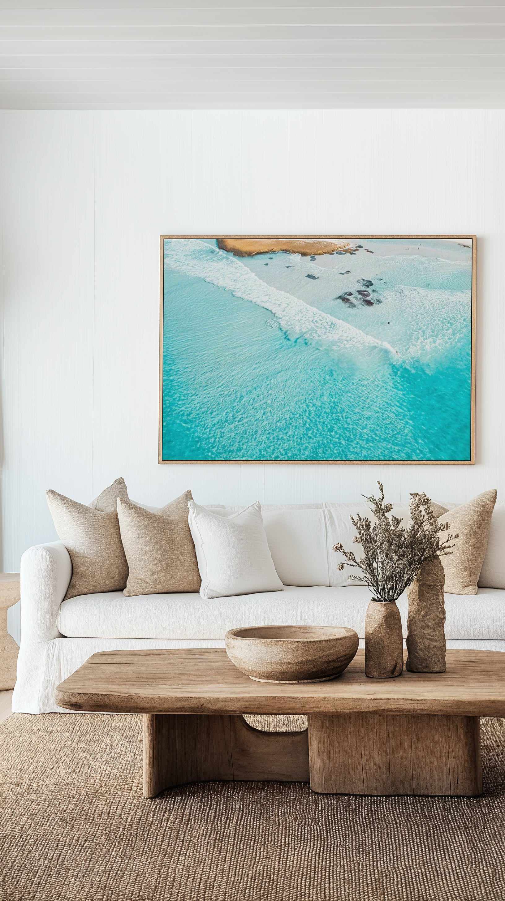 Esperance Surfer | Framed Canvas Art Print