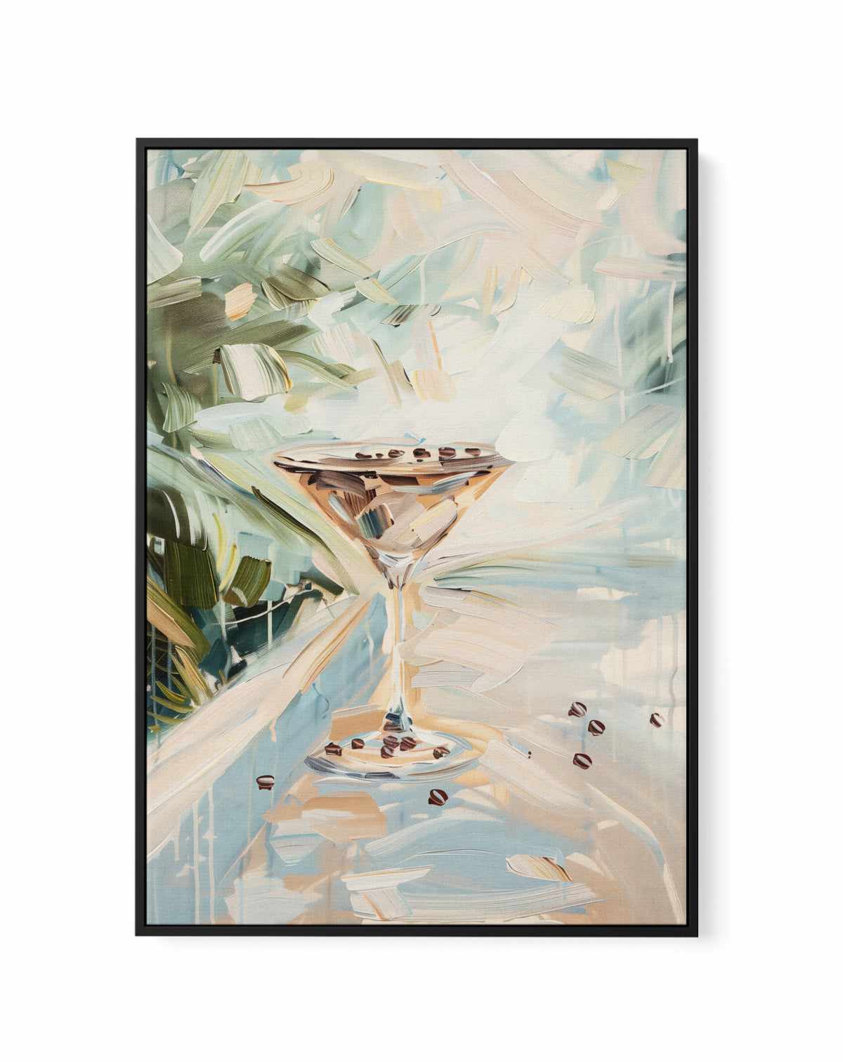 Espresso Martini | Framed Canvas Art Print