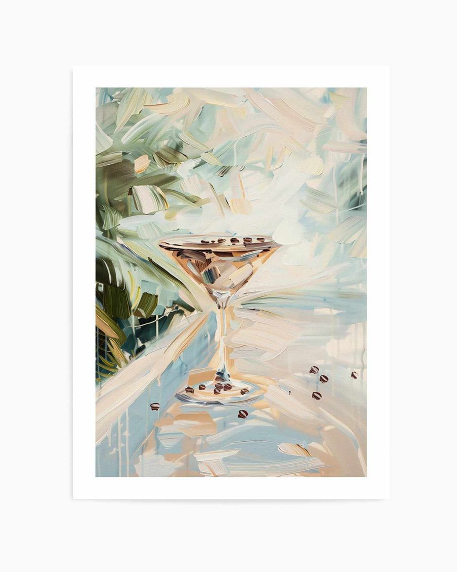 Espresso Martini | Art Print from Olive et Oriel where you can shop wallpaper and artworks online
