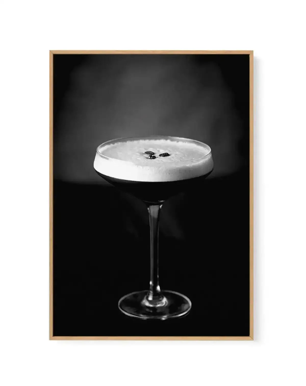 Espresso Martini | Framed Canvas-CANVAS-You can shop wall art online with Olive et Oriel for everything from abstract art to fun kids wall art. Our beautiful modern art prints and canvas art are available from large canvas prints to wall art paintings and our proudly Australian artwork collection offers only the highest quality framed large wall art and canvas art Australia - You can buy fashion photography prints or Hampton print posters and paintings on canvas from Olive et Oriel and have them