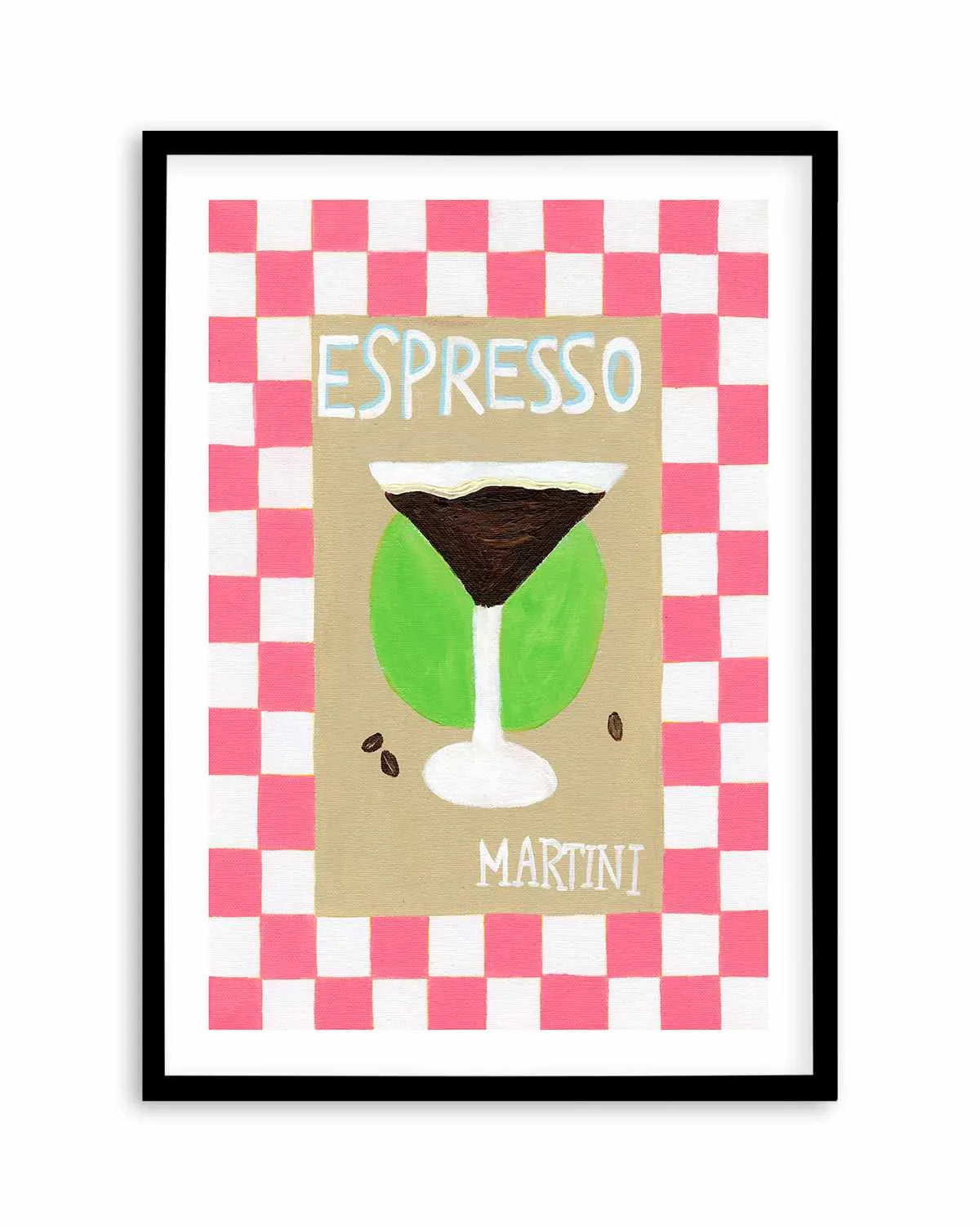 Espresso Martini by Britney Turner Art Print from Olive et Oriel where you can shop wallpaper and artworks online