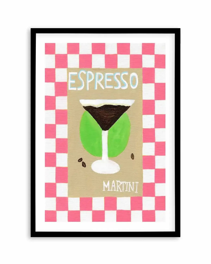 Espresso Martini by Britney Turner Art Print from Olive et Oriel where you can shop wallpaper and artworks online