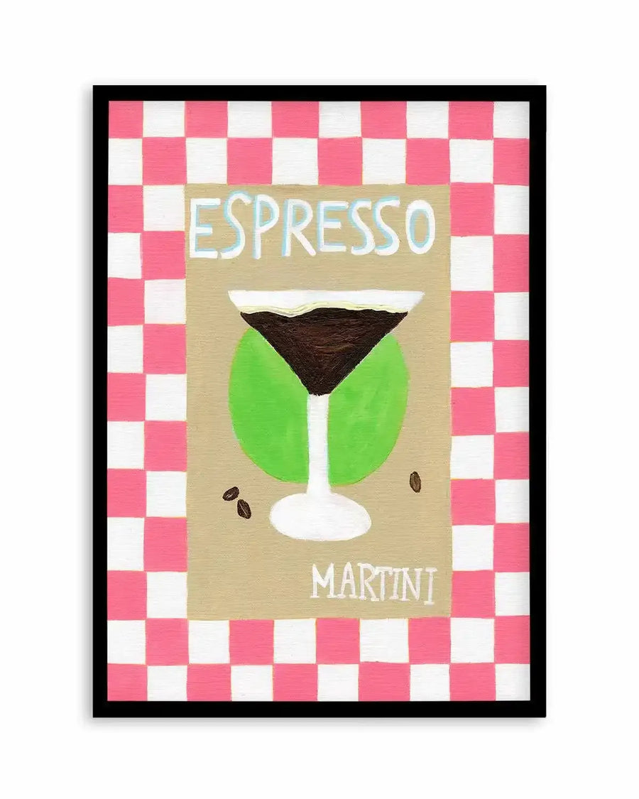 Espresso Martini by Britney Turner Art Print from Olive et Oriel where you can shop wallpaper and artworks online
