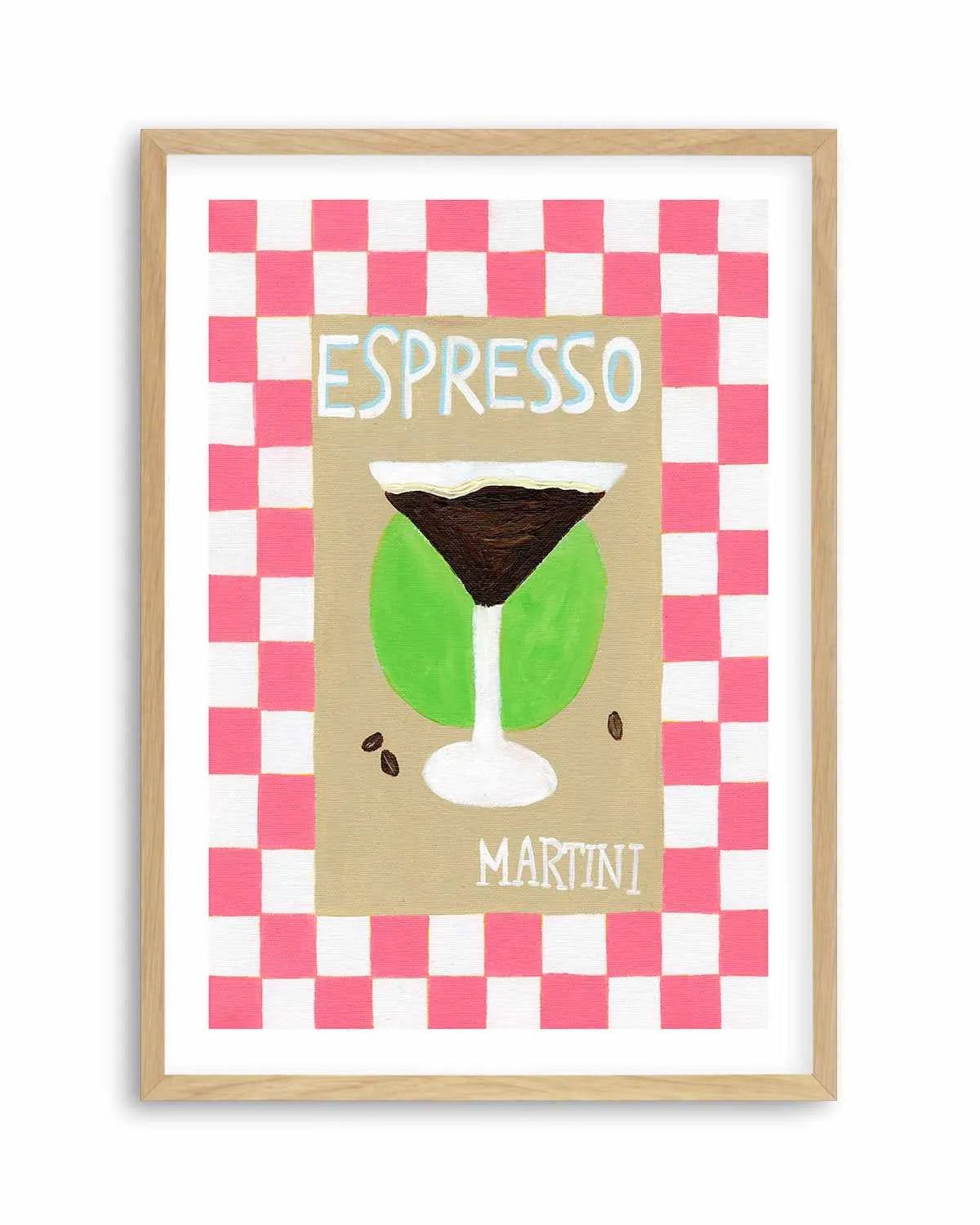 Espresso Martini by Britney Turner Art Print from Olive et Oriel where you can shop wallpaper and artworks online