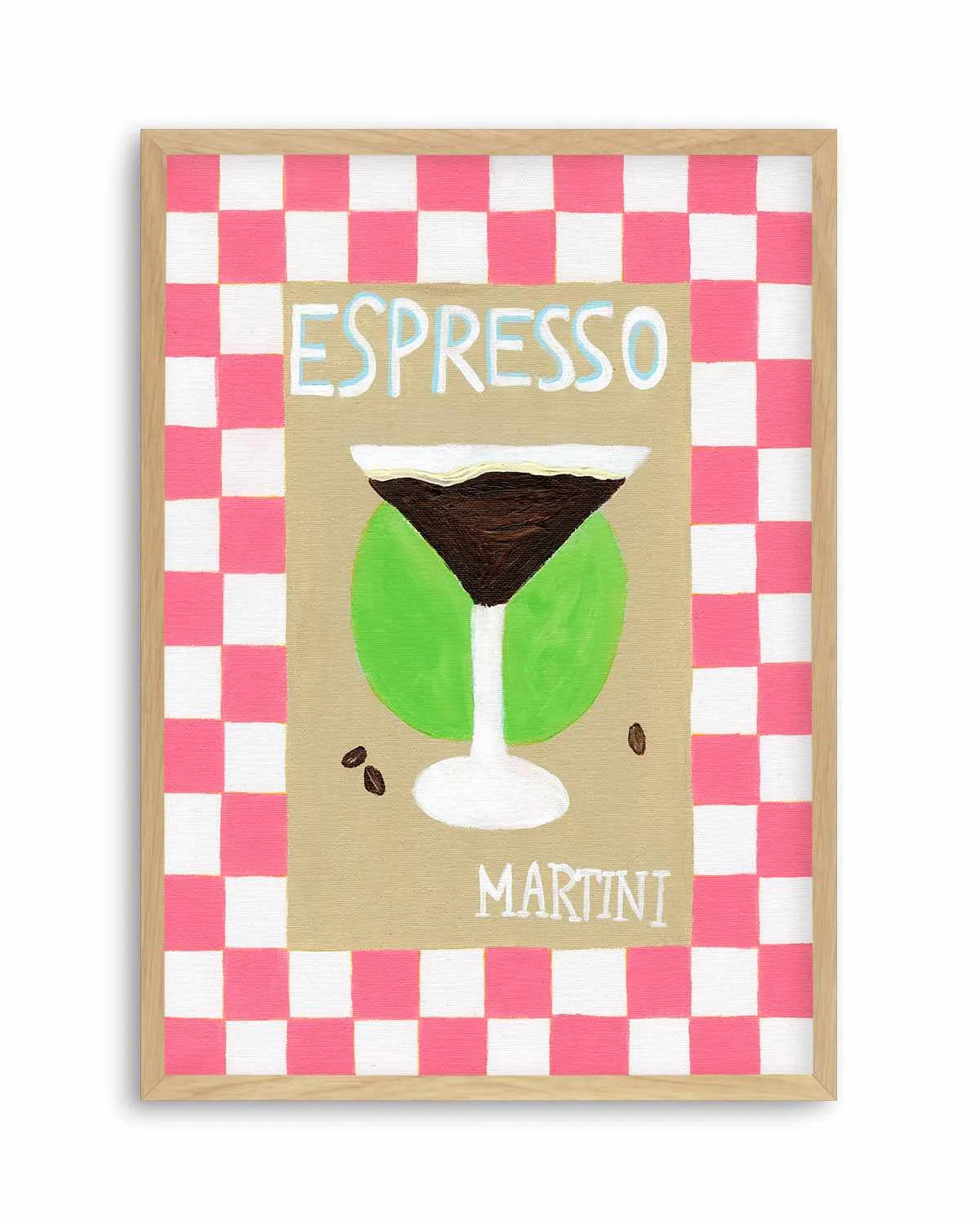 Espresso Martini by Britney Turner Art Print from Olive et Oriel where you can shop wallpaper and artworks online