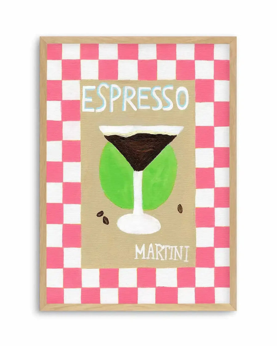 Espresso Martini by Britney Turner Art Print from Olive et Oriel where you can shop wallpaper and artworks online